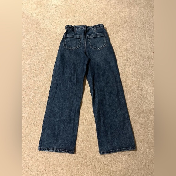 SO Classic Blue Denim wide leg Pants size 5/27W - Picture 3 of 3